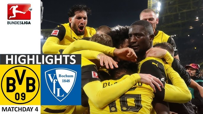 Dortmund Bangkit dari Ketertinggalan: Comeback Epik Hancurkan Bochum 4-2 di Signal Iduna Park